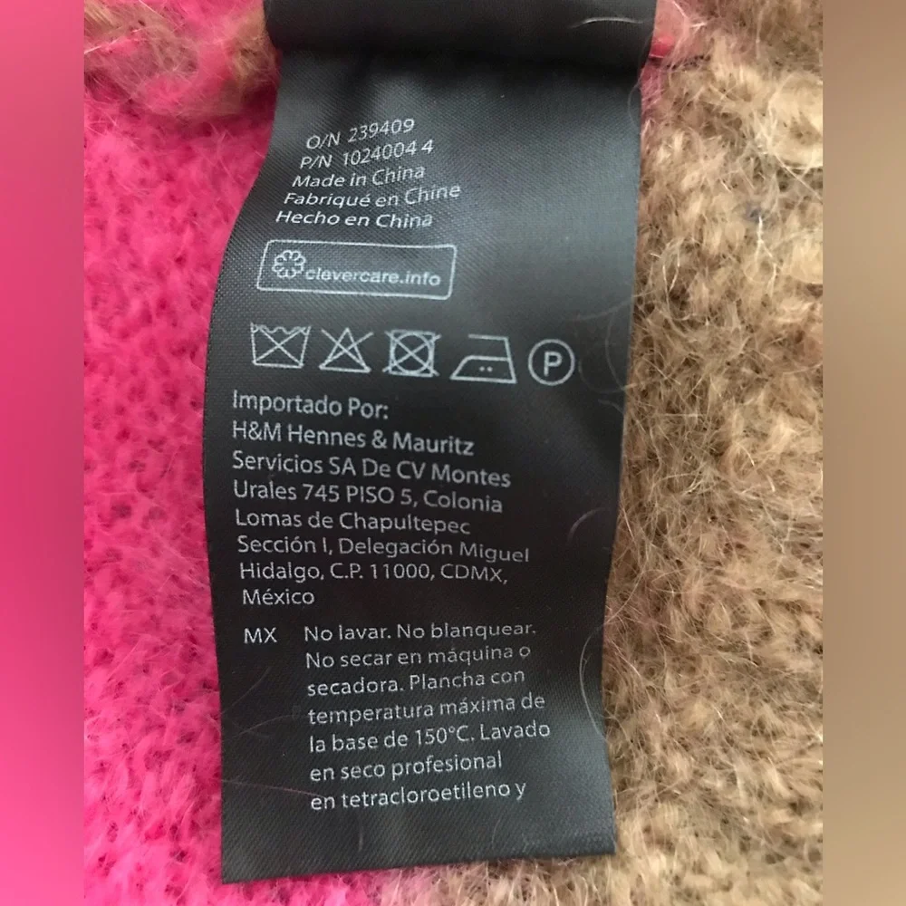 NWOT COS  Knitted   Mohair Wool Sweater SZ XS - Picture 10 of 13